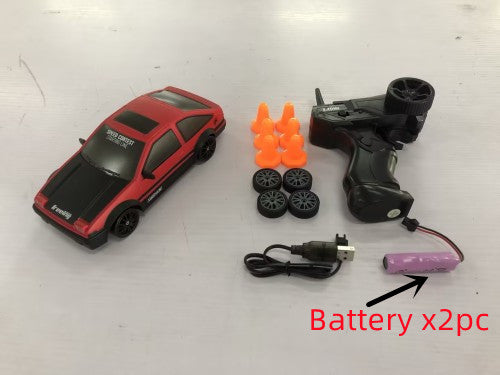 Experience Thrilling High-Speed Drifting with the 2.4G 4WD RC Drift Car - Perfect Gift for Kids!