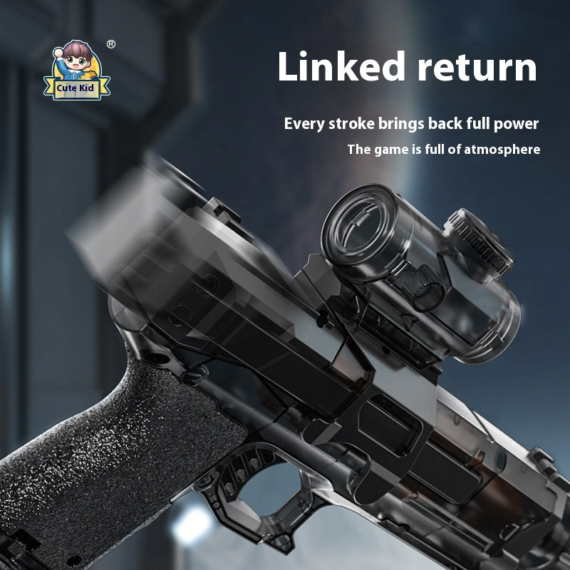 Unleash Summer Fun with the Powerful LED Electric Water Gun for Kids - Ultimate Outdoor Toy for Exciting Water Battles!