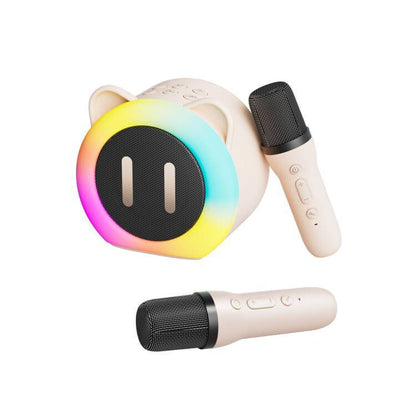 Bluetooth Karaoke Speaker and Wireless Kids Microphone