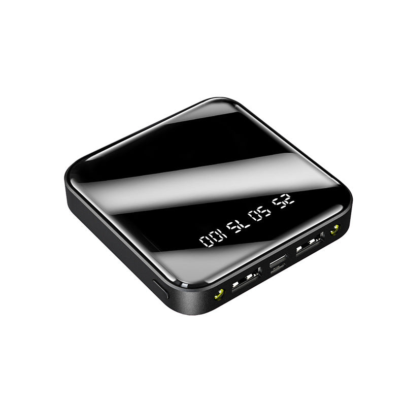 Mini Power Bank 20000 Mah Portable Mirror Digital Display Power Bank