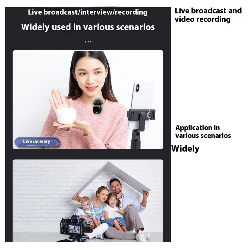 Wireless Microphone Bluetooth Accompaniment Comes with Reverb