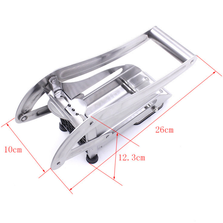 Kitchen Gadgets 2 Blades Potato Cutter Chopper Stainless French Fries Slicer for Kitchen Cortador De Vegetales Home Kitchen Tool