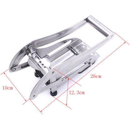 Kitchen Gadgets 2 Blades Potato Cutter Chopper Stainless French Fries Slicer for Kitchen Cortador De Vegetales Home Kitchen Tool