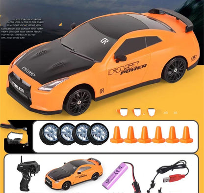 Experience Thrilling High-Speed Drifting with the 2.4G 4WD RC Drift Car - Perfect Gift for Kids!