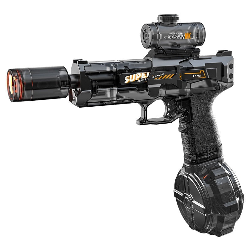 Unleash Summer Fun with the Powerful LED Electric Water Gun for Kids - Ultimate Outdoor Toy for Exciting Water Battles!