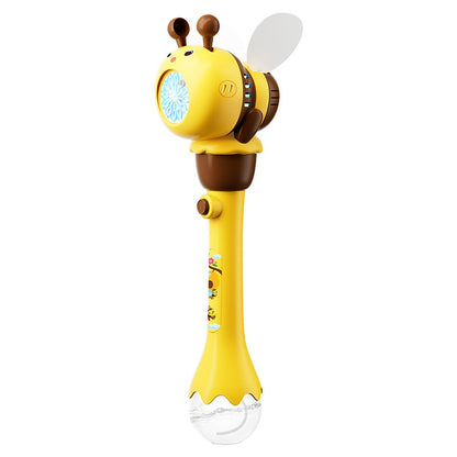Electric Bee Bubble Machine Toys Automatic Lighting Children'S Toys