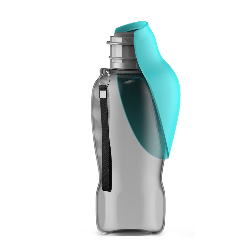 Portable 800Ml Dog Water Bottle - Leakproof & Foldable Bowl for Outdoor Adventures with Your Pet