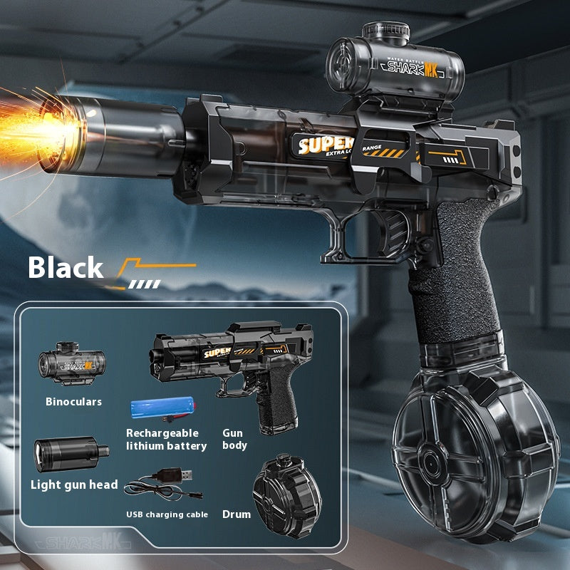 Unleash Summer Fun with the Powerful LED Electric Water Gun for Kids - Ultimate Outdoor Toy for Exciting Water Battles!