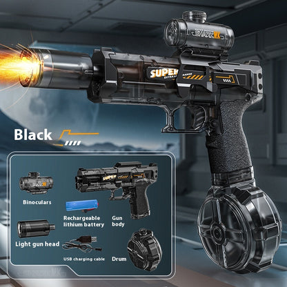 Unleash Summer Fun with the Powerful LED Electric Water Gun for Kids - Ultimate Outdoor Toy for Exciting Water Battles!