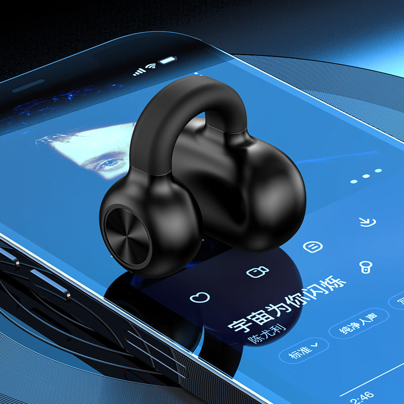 Wireless Bluetooth Headset Clip-On Painless Exercise Earphones