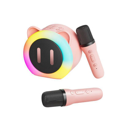 Bluetooth Karaoke Speaker and Wireless Kids Microphone