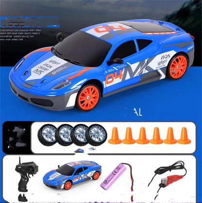 Experience Thrilling High-Speed Drifting with the 2.4G 4WD RC Drift Car - Perfect Gift for Kids!