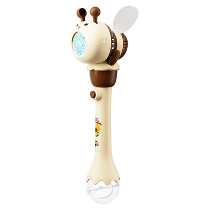 Electric Bee Bubble Machine Toys Automatic Lighting Children'S Toys