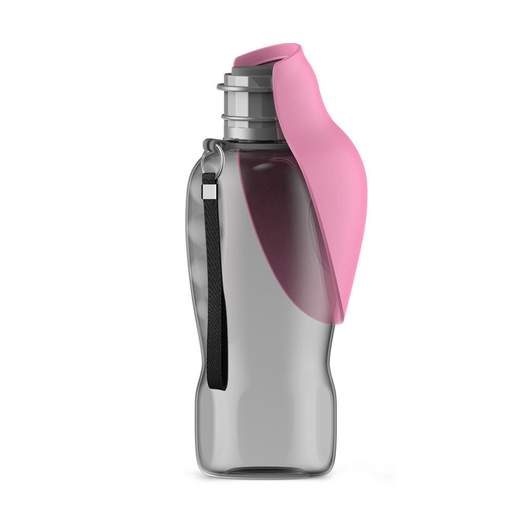 Portable 800Ml Dog Water Bottle - Leakproof & Foldable Bowl for Outdoor Adventures with Your Pet