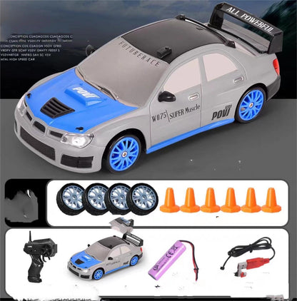 Experience Thrilling High-Speed Drifting with the 2.4G 4WD RC Drift Car - Perfect Gift for Kids!